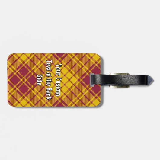 クランマクミランドレスタータンチェック ラゲッジタグ (裏面横)