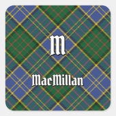 クランマクミラン狩りタータンチェック スクエアシール (正面)