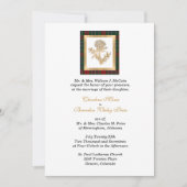 クランマクラインティスルタータンチェック結婚式招待状 招待状 (正面)