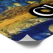 クランマクランドゥアールキャッスルタータンチェックスカイ ポスター (角)