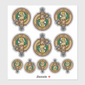 クランマクラーレンの紋章 シール (シート)