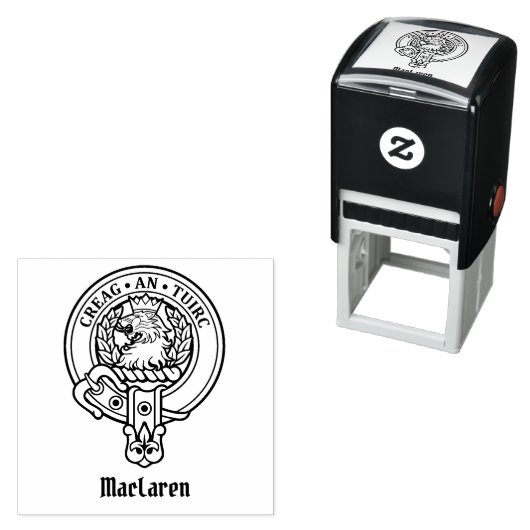 クランマクラーレンの紋章 セルフインキングスタンプ (インサイチュ)