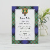 クランマクラーレンの紋章 招待状 (スタンド正面)