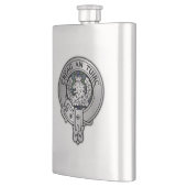 クランマクラーレンクレスト&タータンチェック フラスク (左)