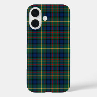 クランマクラーレンタータンチェックブルー&グリーンスコティッシュプレイド iPhone 16ケース
