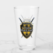 クランマクレオドオブルイスタータンチェックシールド タンブラーグラス (裏面)