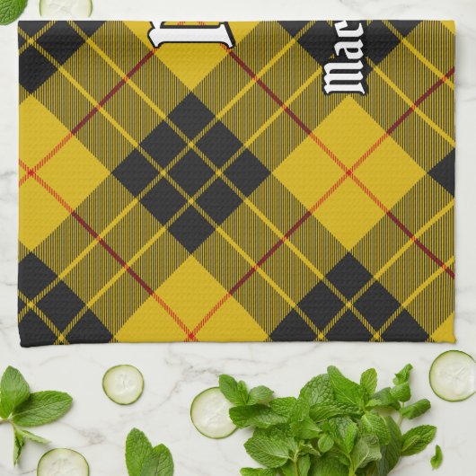 クランマクレオドオブルイスタータンチェック キッチンタオル (折り畳み)