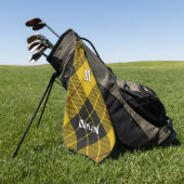 クランマクレオドオブルイスタータンチェック ゴルフタオル (グリーン)