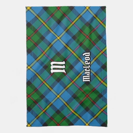 クランマクロード狩りタータンチェック キッチンタオル (縦)