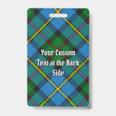 クランマクロード狩りタータンチェック バッジ (Back)