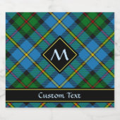 クランマクロード狩りタータンチェック ビールラベル (シングルラベル)