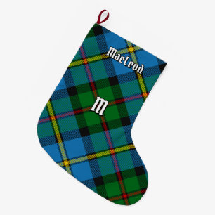 クランマクロード狩りタータンチェック ラージクリスマスストッキング