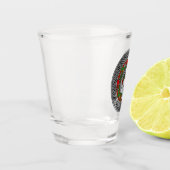 クランマグレゴールクレスト&タータンチェックノット ショットグラス (左)