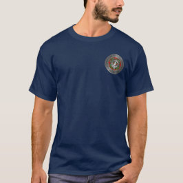 クランマグレゴールクレスト&タータンチェックノット Tシャツ