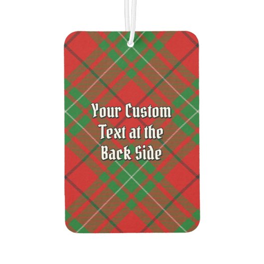 クランマコーレイクレストオーバータータンチェック カーエアーフレッシュナー (裏面)