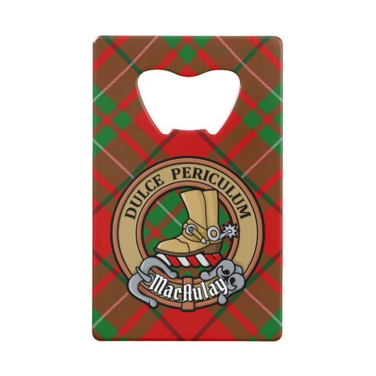 クランマコーレイクレストオーバータータンチェック クレジットカード栓抜き (正面)