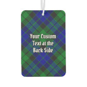 クランマッカイクレストオーバータータンチェック カーエアーフレッシュナー (裏面)