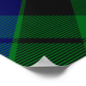 クランマッカイクレストオーバータータンチェック ポスター (角)