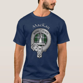 クランマッカイクレスト&ドレスタータンチェック Tシャツ