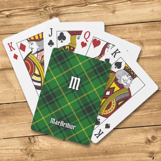 クランマッカーサータータンチェック トランプ