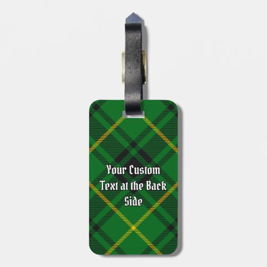 クランマッカーサータータンチェック ラゲッジタグ (裏面縦)