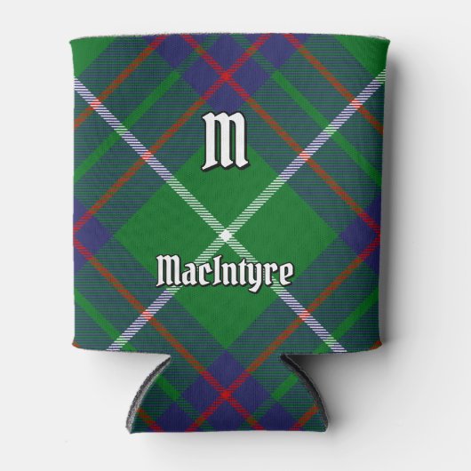 クランマッキンタイア狩りタータンチェッククーラーボックス 缶クーラー (正面)