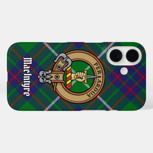 クランマッキンタイレクレストオーバー狩りタータンチェック Case-Mate iPhoneケース (裏面 (横))