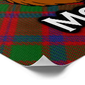 クランマッキントッシュスコットランドタータンチェックポスター ポスター (角)