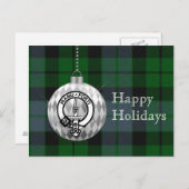 クランマッケイオーナメントクリスマスカード シーズンポストカード (正面/裏面)