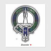 クランマッケイタータンチェッククレスト シール (シート)