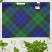 クランマッケイタータンチェック キッチンタオル (折り畳み)