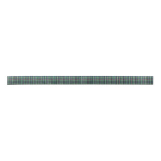 クランマッケンジエエンシェエンシェエンシェ古代タータンチェック サテンリボン