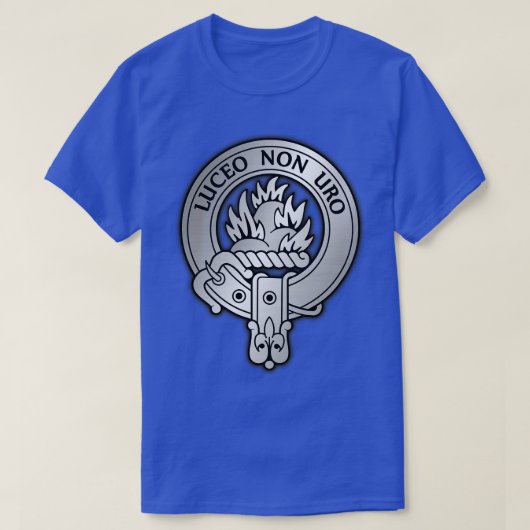 クランマッケンジークレストタータンチェック4 Tシャツ (デザイン正面)