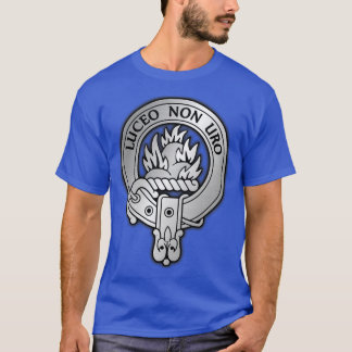 クランマッケンジークレストタータンチェック4 Tシャツ