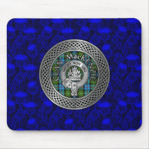 クランマッケンジークレスト&タータンチェックノット