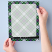 クランマッケンジードレスタータンチェックフライヤー チラシ (手)