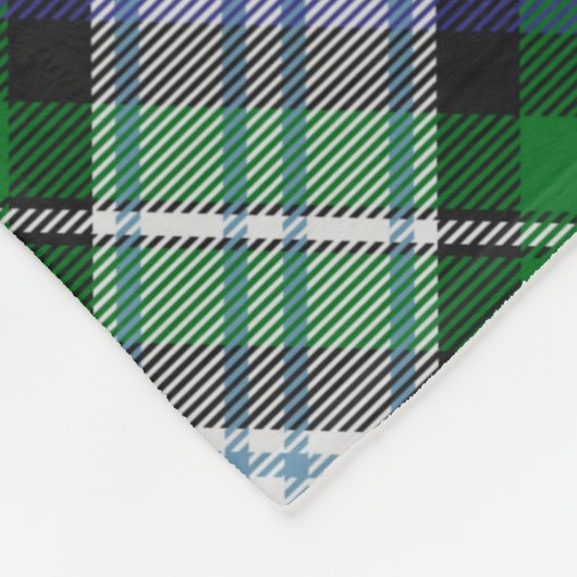 クランマッケンジードレスタータンチェックフリースブランケット フリースブランケット (角)