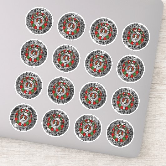 クランマハリスクレスト&タータンチェックノット シール (詳細)