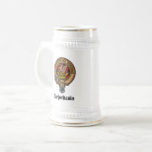 クランマルジョリバンクスのタータンチェック ビールジョッキ (正面左)