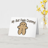 クランミーお尻 カード (黄色い花)