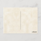 クランムンロヴィンテージイラストレーションタータンチェックフレーム ポストカード (裏面)