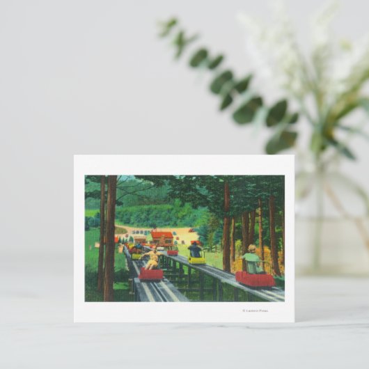 クランモアマウンテンスキーモバイル夏期 ポストカード (スタンド正面)