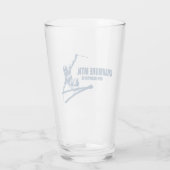 クランモアマウンテンリゾートニューハンプシャースキーヤー タンブラーグラス (裏面)