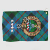 クランモリソンのクレストオーバー狩りタータンチェックゴルフタオル ゴルフタオル (横)