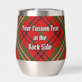 クランモリソンクレストオーバーレッドタータンチェック (背面)