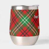 クランモリソンクレストオーバーレッドタータンチェック (左面)