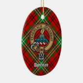 クランモリソンクレストオーバーレッドタータンチェック セラミックオーナメント (右)