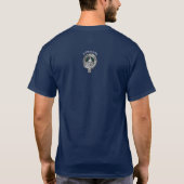 クランモリソンクレスト&狩りタータンチェック Tシャツ (裏面)
