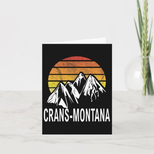 クランモンタナスイスアルプススイススキーリゾートサン カード (正面)