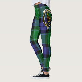 クランモンテイス・クレスト・タータン 女性用レギンス レギンス